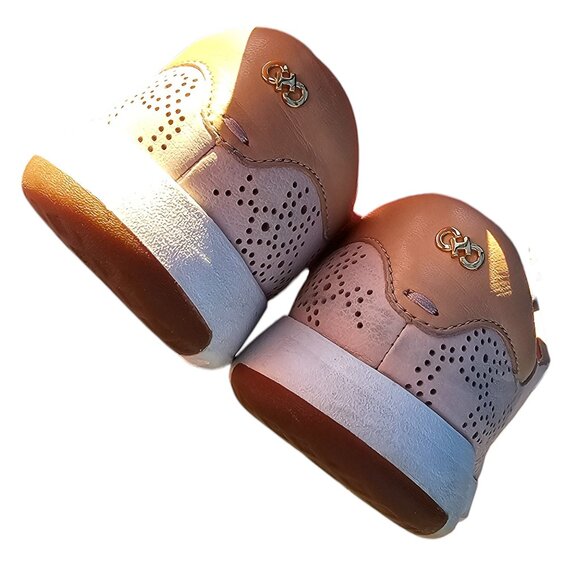 Cole Haan 8 B GrandPro Paisley Perforated Sneakers Canyon Rose - Picture 7 of 9